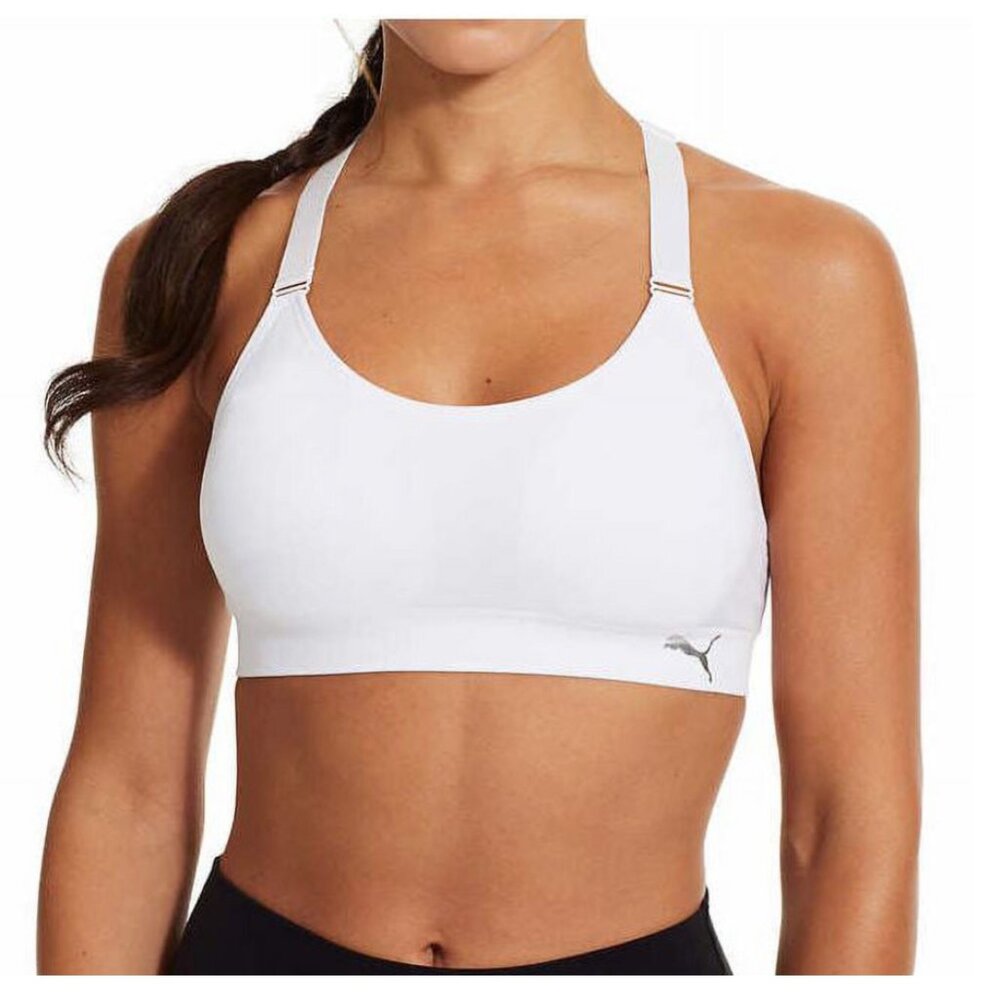 3 Pack / PUMA Women Sports Bra, 3-Pack (Black/White/Grey, Small)